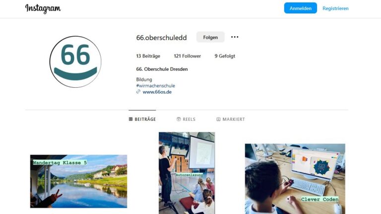 Wir sind bei Instagram