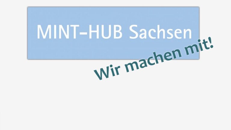 Pressekonferenz zum Start des MINT-HUB Sachsen