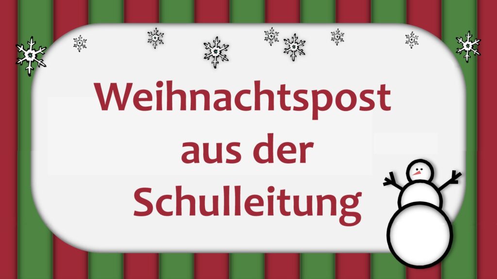Weihnachtspost 2025